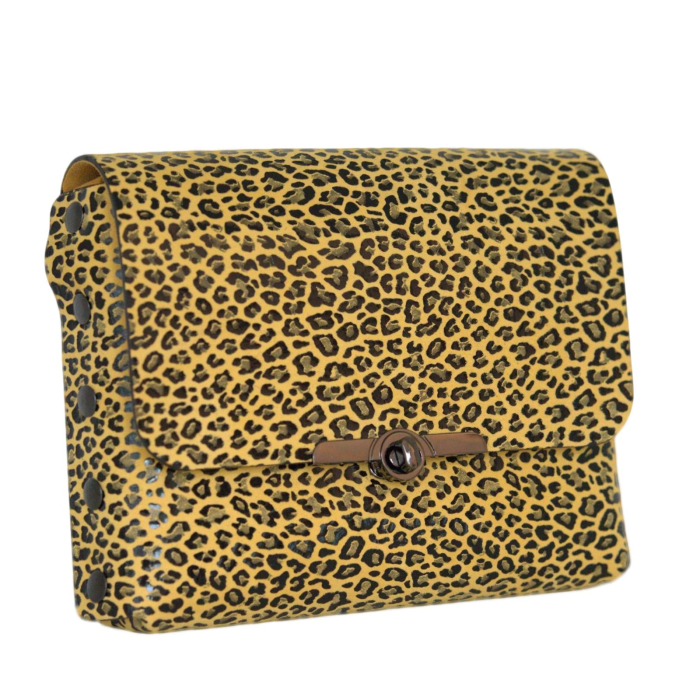 Geanta dama din piele naturala, Mony, leopard [5]