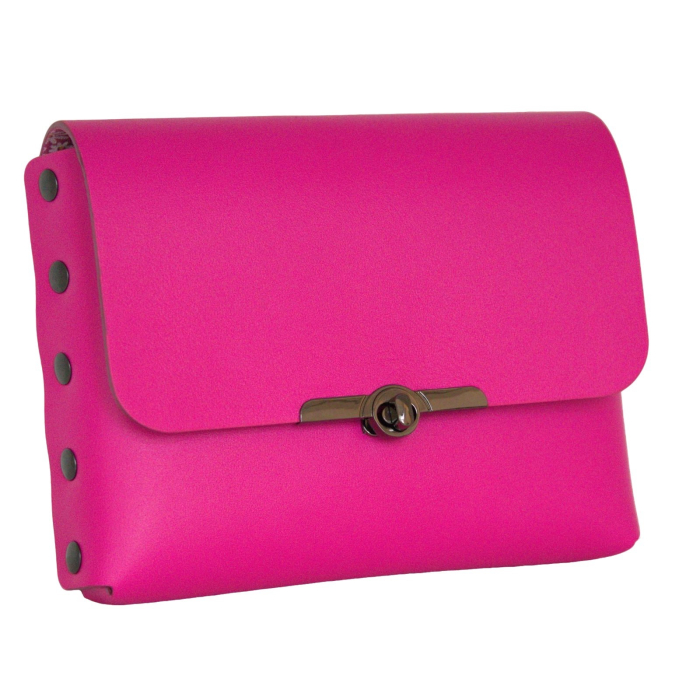 Geanta dama din piele naturala, Mony, roz [2]