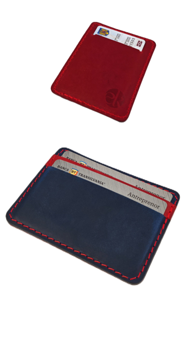 Portcard din Piele Naturala Duma Mini – Suport Minimalist 3 Carduri, Design Super Slim [5]