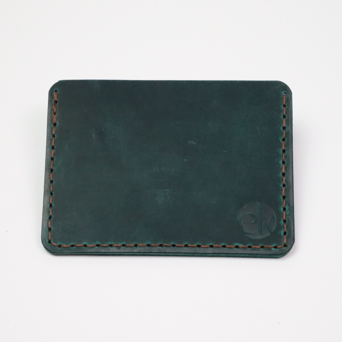 Portcard Minimalist din Piele Naturală , personalizabil, Duma, Turcoaz [4]