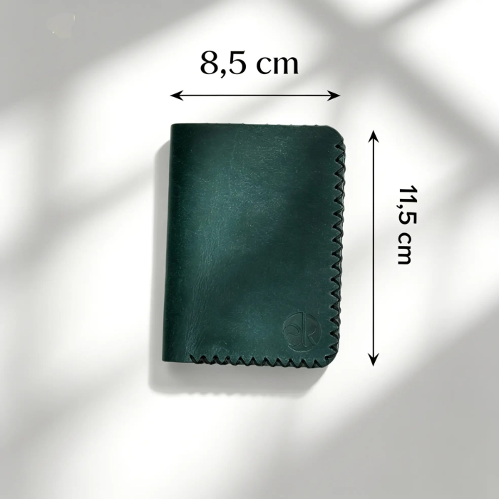 Portofel barbati din piele naturala cu compartiment maruntis Jack 2 M, portofel compact pentru carduri si monede [2]