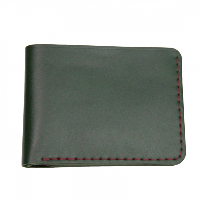 Portofel clasic barbati din piele naturala, Hector, verde [3]