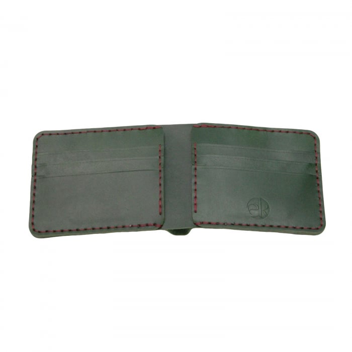 Portofel clasic barbati din piele naturala, Hector, verde [7]