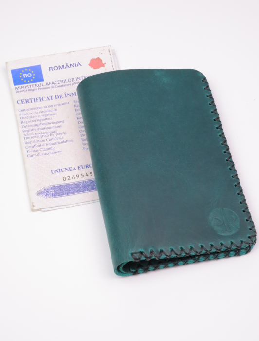 Portofel Barbati din Piele Naturala Jack L - Compartiment Certificat Inmatriculare [8]