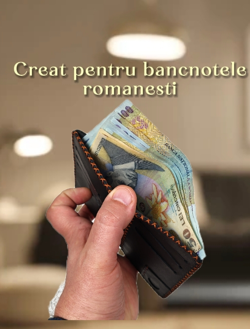 Portofel Barbati din Piele Naturala Jack L - Compartiment Certificat Inmatriculare [6]