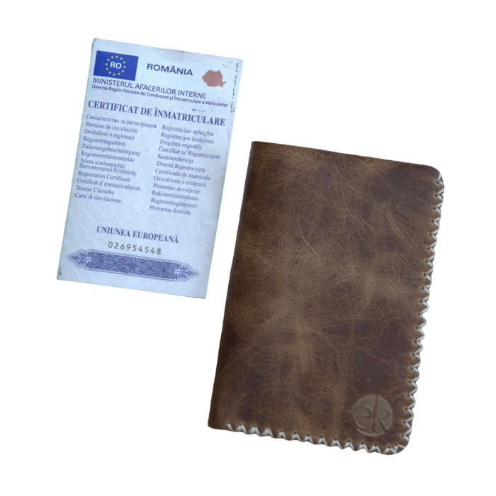 Portofel Barbati din Piele Naturala Jack L - Compartiment Certificat Inmatriculare [4]