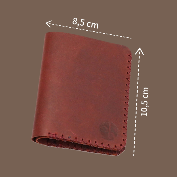 Portofel barbati din piele naturala, Jack S, grena [2]