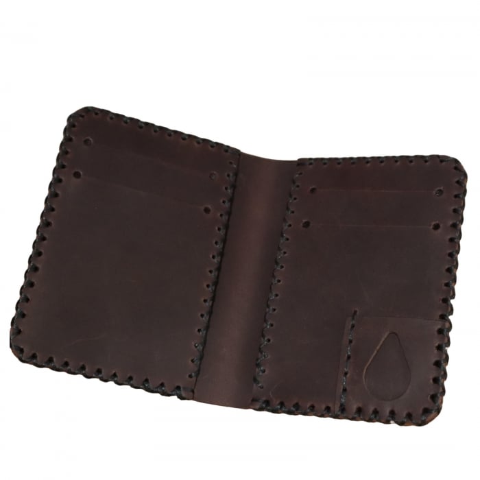 Portofel personalizabil barbati din piele naturala, Jack S, maro [7]