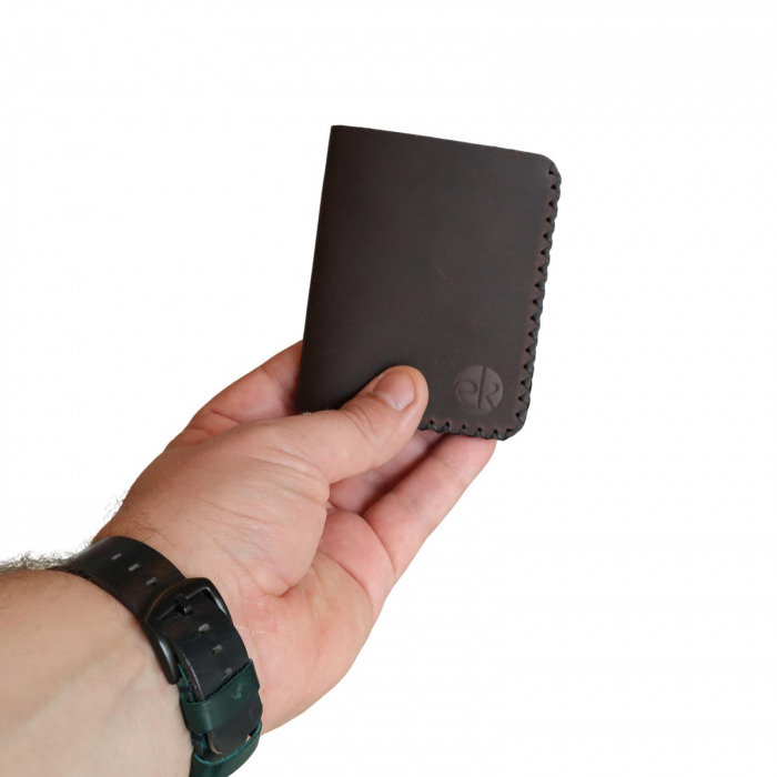 Portofel personalizabil barbati din piele naturala, Jack S, maro [4]