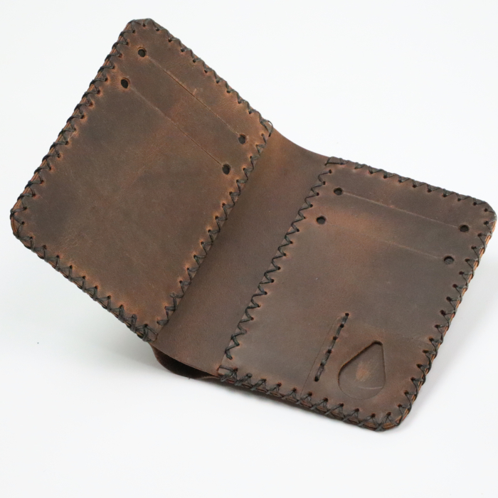 Portofel barbati Jack S, piele naturala premium, design ultra-subtire pentru carduri si bancnote [5]