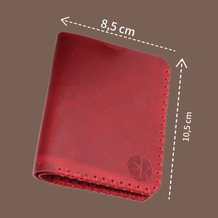 Portofel barbati din piele naturala, Jack S, rosu [2]