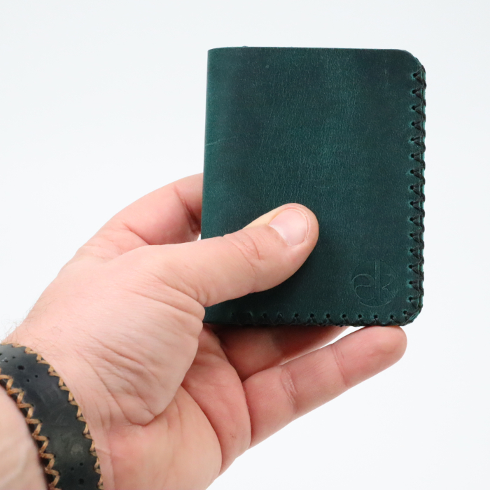 Portofel barbati din piele naturala, Jack S, turcoaz [7]