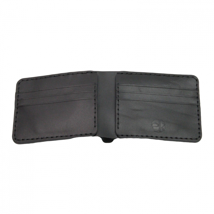 Portofel personalizat clasic barbati din piele naturala, Hector, negru [8]
