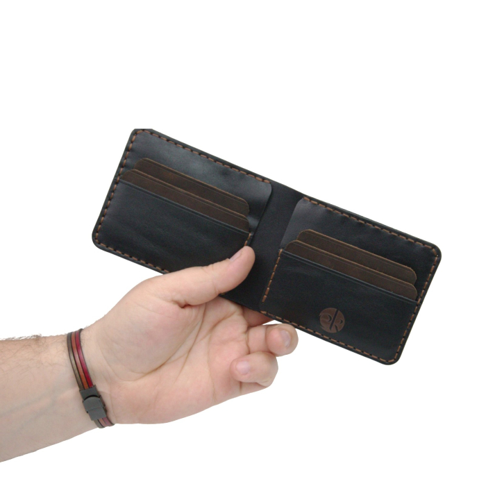 Portofel Barbati Hector Young – Piele Naturala Handmade, Design Clasic Bifold [4]