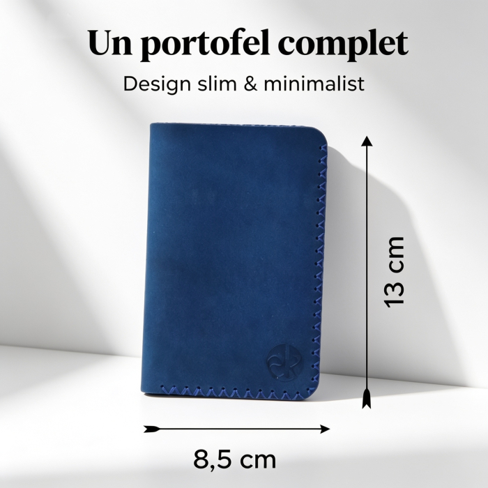 Portofel Barbati Jack 2 L pentru Certificat Inmatriculare si Monede – Piele Naturala [3]