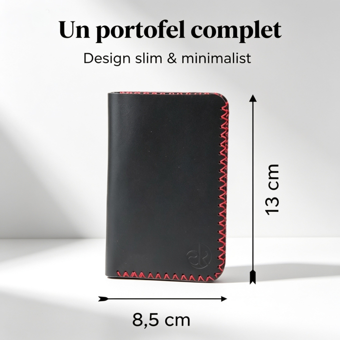 Portofel Barbati Jack 2 L pentru Certificat Inmatriculare si Monede – Piele Naturala [3]