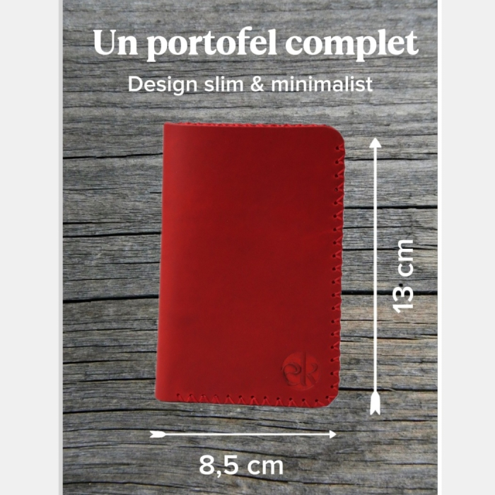 Portofel Barbati Personalizabil Jack 2 L – Piele Naturala pentru Talon Auto [5]