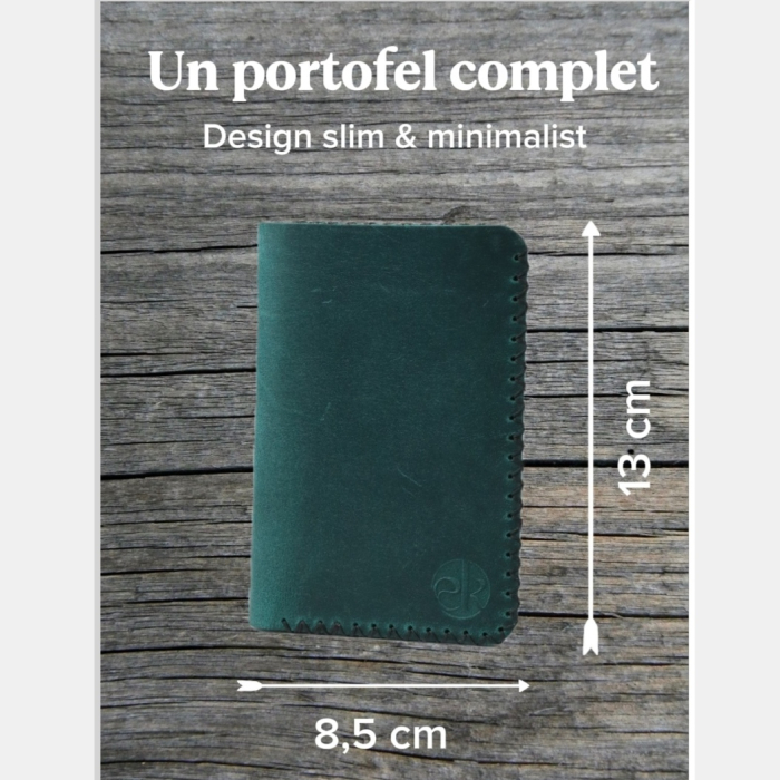 Portofel Barbati Personalizabil Jack 2 L – Piele Naturala pentru Talon Auto [5]