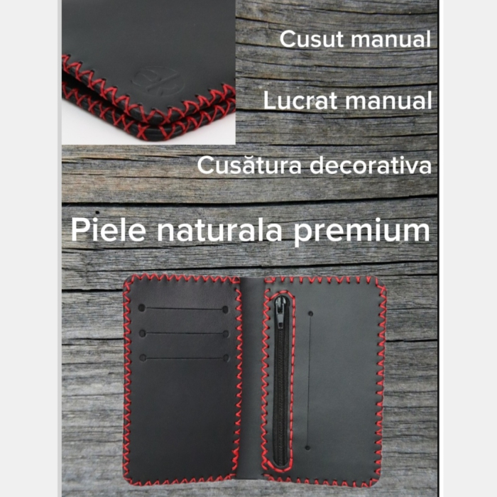 Portofel Barbati Personalizabil Jack 2 L – Piele Naturala pentru Talon Auto [7]