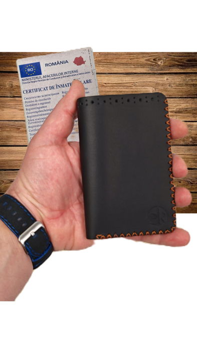 Portofel Barbati Personalizat din Piele Naturala Jack L – Spatiu Talon si CI [4]