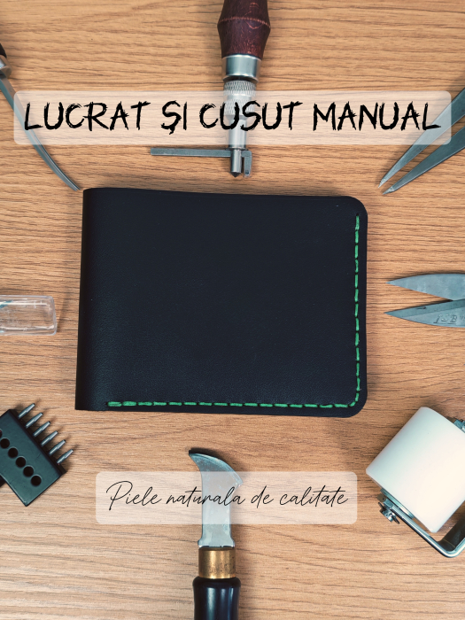 Portofel Barbati Personalizat Hector Young – Piele Naturala Handmade [2]