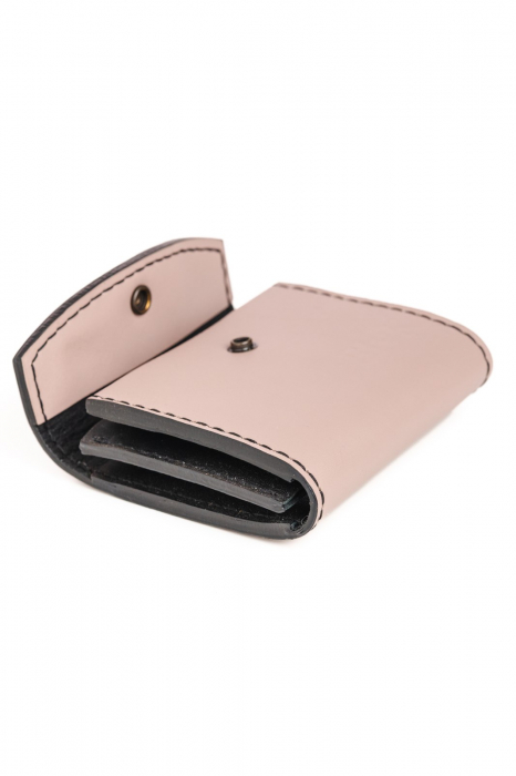 Portofel dama din piele naturala, personalizabil, Dalia, Bej [5]