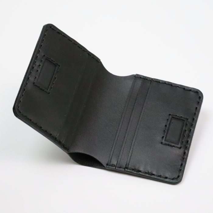 Portofel din piele naturala, Odin, negru [6]