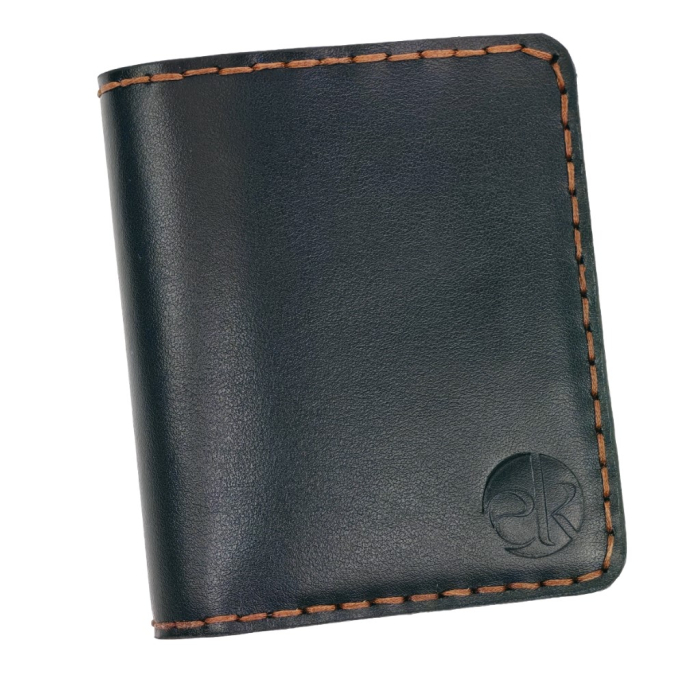 Portofel din piele naturala, Odin, negru cu maro [1]