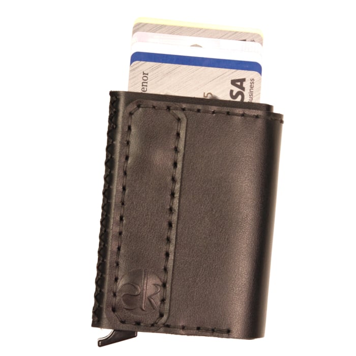 Portofel din piele naturala, Zeno, negru, protectie RFID [2]