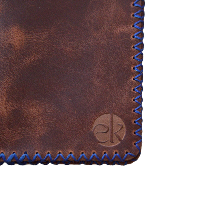 Portofel, personalizabil, din piele naturala, Jack L, Maro-roscat [7]