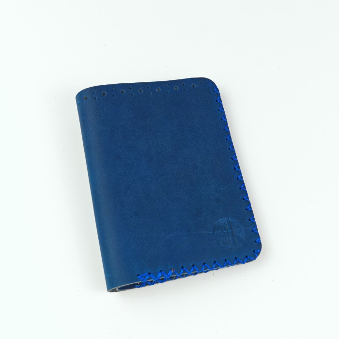 Portofel, personalizabil, din piele naturala, Jack M, Albastru [3]