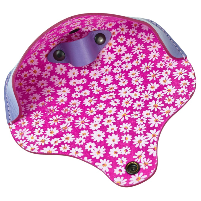 Toc / Etui ochelari din piele naturala, Clio, lila [4]