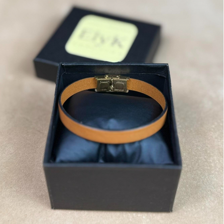 Bratara personalizabila din piele naturala, Cleo, diverse culori [3]