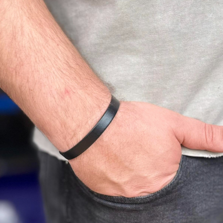 Bratara personalizabila din piele naturala, Cleo, diverse culori [2]