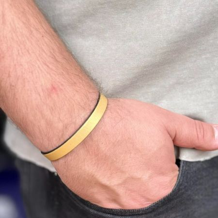 Bratara din piele naturala, Cleo, diverse culori [2]