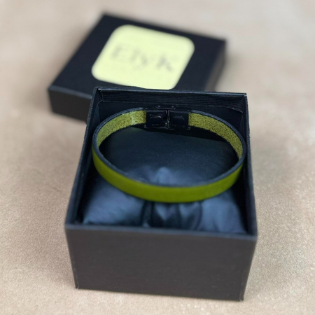 Bratara personalizabila din piele naturala, Cleo, diverse culori [3]