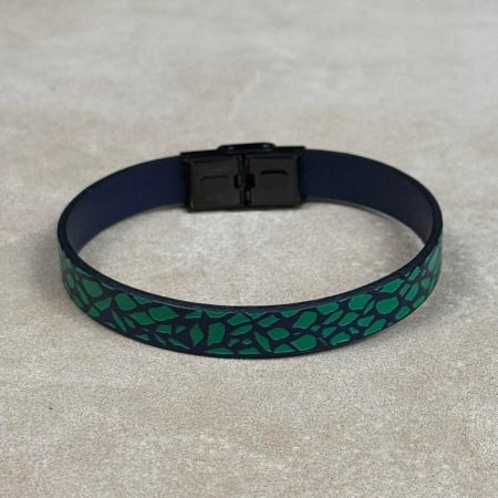 Bratara personalizabila din piele naturala, Cleo, diverse culori [1]