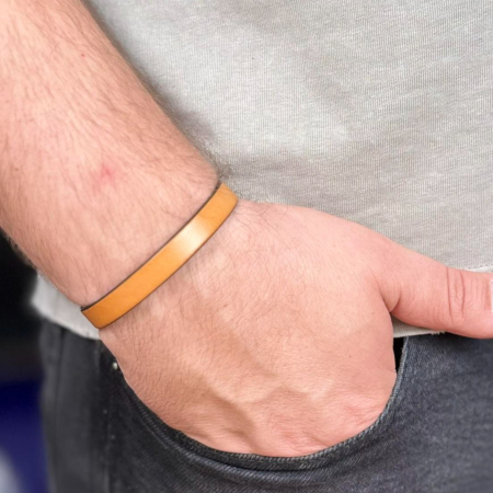 Bratara personalizabila din piele naturala, Cleo, diverse culori [2]