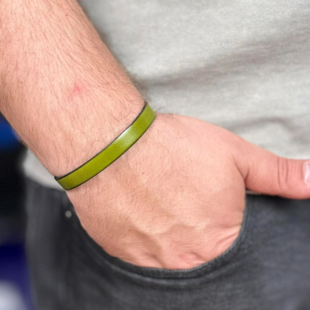 Bratara personalizabila din piele naturala, Cleo, diverse culori [2]