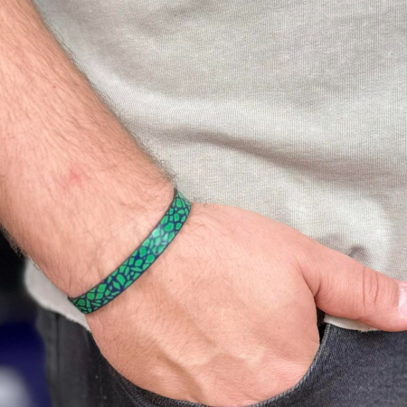 Bratara din piele naturala, Cleo, diverse culori [2]