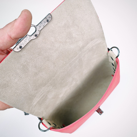 Geanta dama din piele naturala, Mony, Rosie, imprimeu pisica de mare [3]