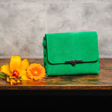Geanta dama din piele naturala, ElyK Creation,  lucrata manual, Mony , Handmade, model 11 [2]