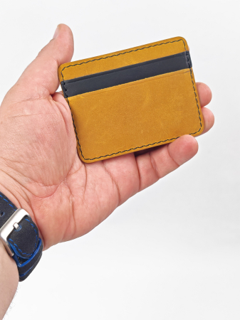 Portcard din Piele Naturala Duma Mini – Suport Minimalist 3 Carduri, Design Super Slim [5]