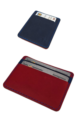 Portcard din Piele Naturala Duma Mini – Suport Minimalist 3 Carduri, Design Super Slim [4]