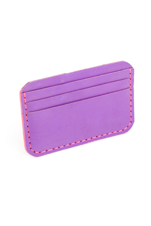Portcard minimalist din piele naturala, Leto [2]