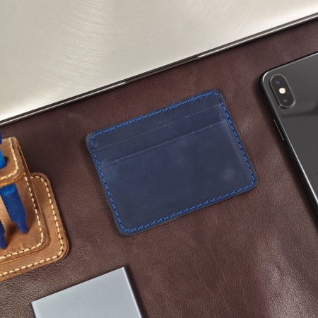 Portcard Personalizat din Piele Naturala Duma Mini – Suport Carduri Gravat Manual, Design Ultra Slim [3]