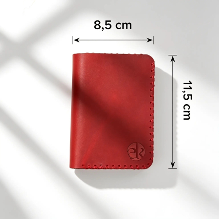 Portofel barbati din piele naturala cu compartiment maruntis Jack 2 M, portofel compact pentru carduri si monede [1]