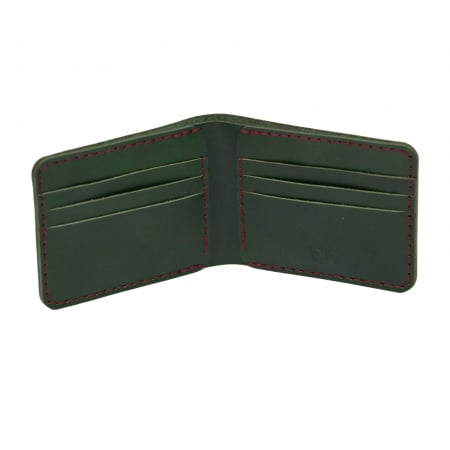 Portofel clasic barbati din piele naturala, Hector, verde [8]