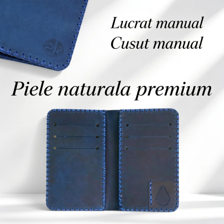 Portofel Barbati din Piele Naturala Jack L - Compartiment Certificat Inmatriculare [3]