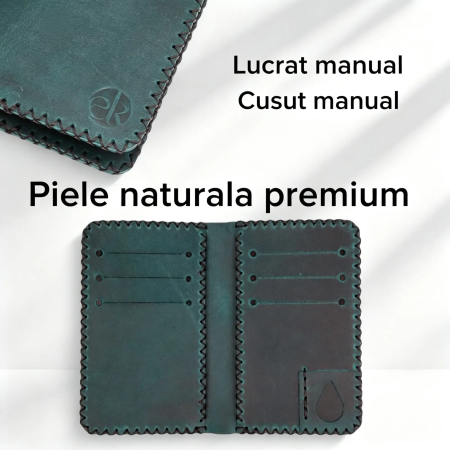 Portofel Barbati din Piele Naturala Jack L - Compartiment Certificat Inmatriculare [3]